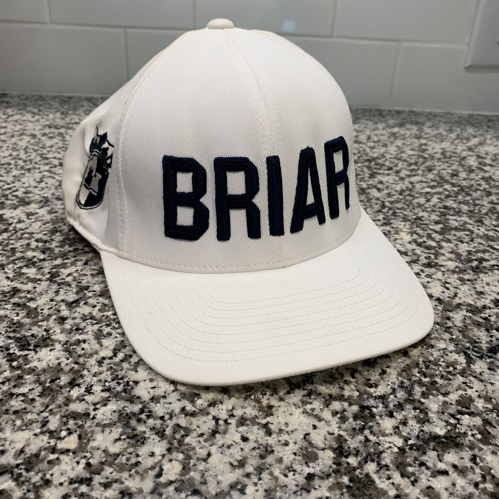 G/FORE Briar Hat Cap Snap Back One Size White Golf Crest Logo Embroidered Mens